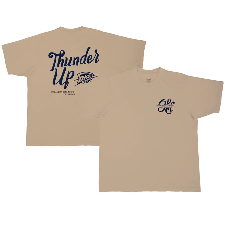 Men Oklahoma City Thunder short T Shirt 2025 style 19